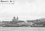Вид на храм Александра Невского и ж.д. вокзал с моря